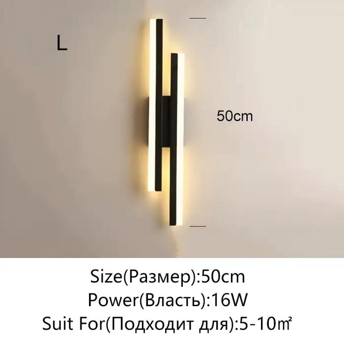 Mur LED lumière moderne décoration murale pour chambre salon couloir chambre décor éclairage maison 