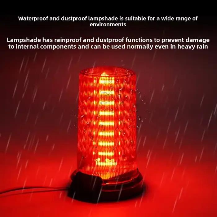 Lumière stroboscopique de voiture d'urgence, balise rotative pour Indication de la circulation, 54 L