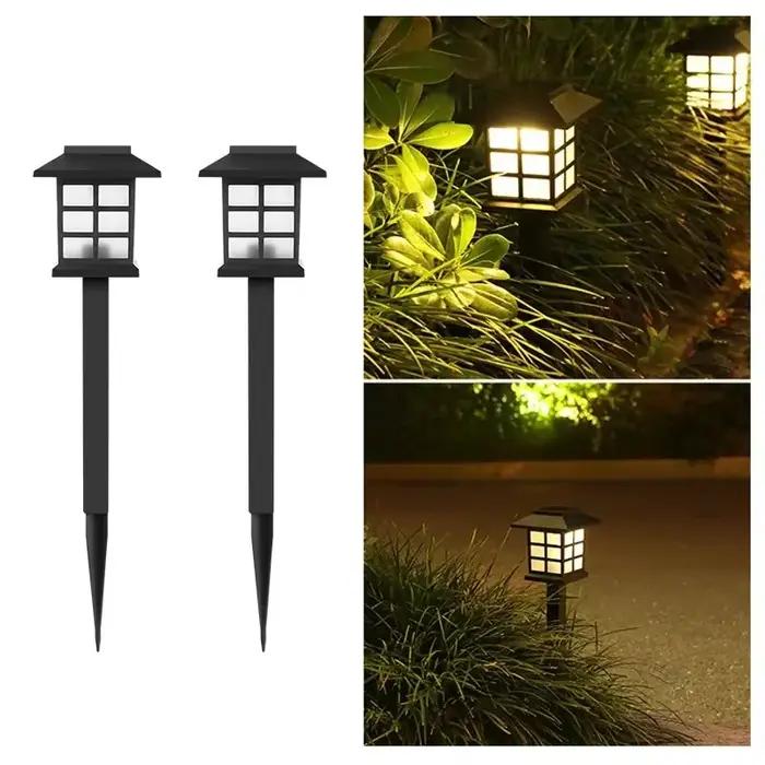 Lampe solaire LED pour pelouse, étanche, à piquer, pour jardin, patio, allée, camping, décoration ex