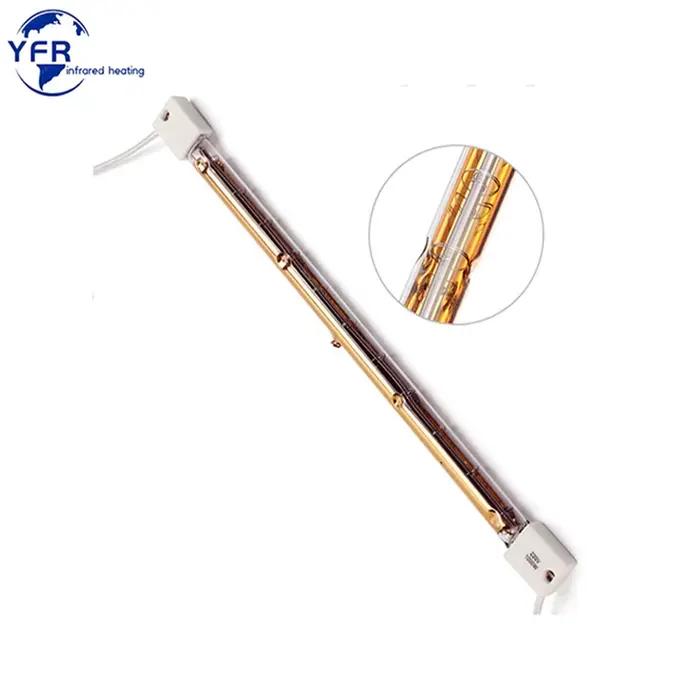 Lampe chauffante halogène à ondes courtes 700 mm 1400 W 230 V, élément chauffant infrarouge halogène
