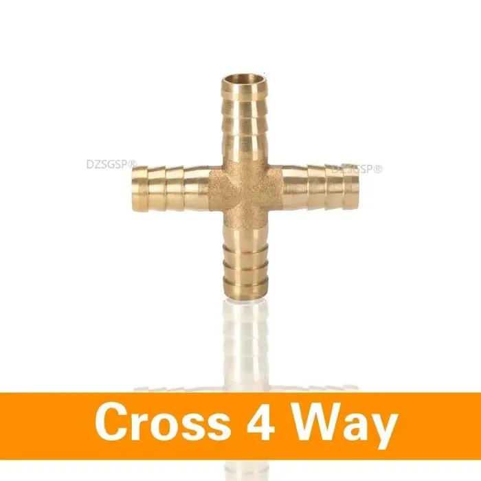 Connecteur de Raccord de Tuyau en Laiton à Trois Voies, Adaptateur de Type T 3, 4mm, 5mm, 6mm, 8mm, 