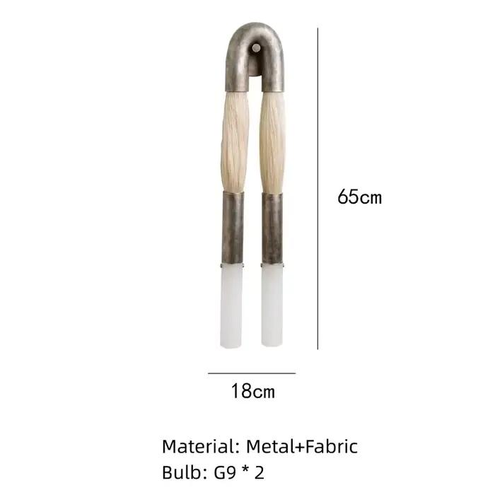 Applique Murale LED en Métal au Design Nordique Rétro, Luminaire Décoratif d'Nik, Idéal pour un Salo