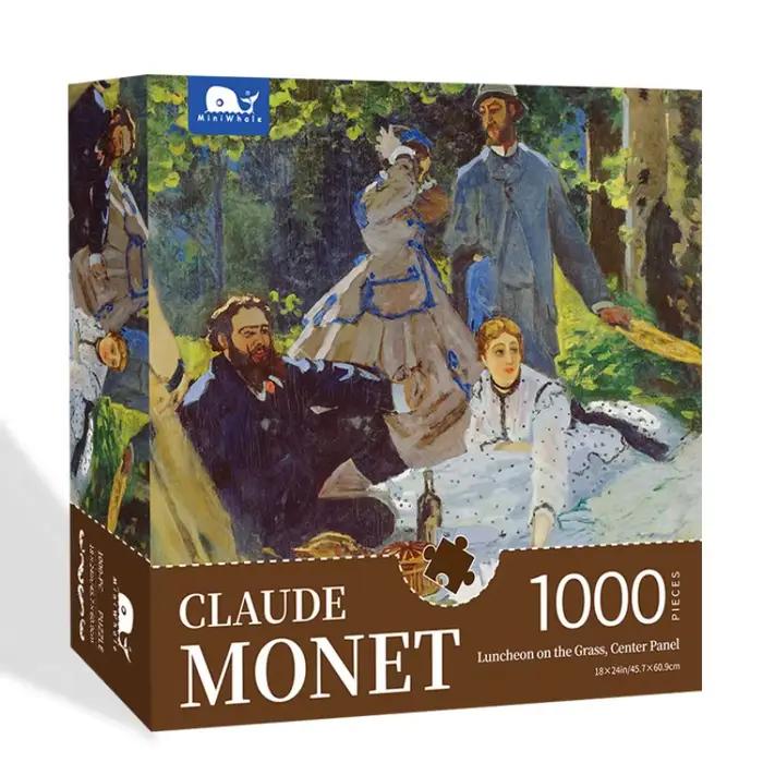 Puzzle 1000 pièces pour adultes et enfants, Puzzle de paysage Monet, jouet, jeu familial, célèbre mo