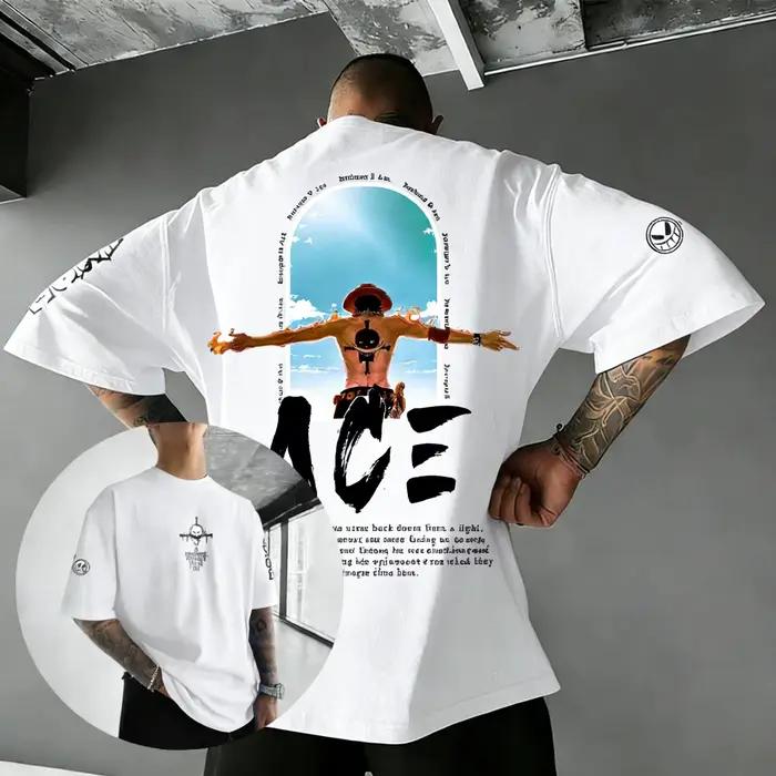 T-shirt Anime One Piece Homme Femme Manches Courtes Coton Hauts 2026 Nouvelle Collection Été Y2K T-s
