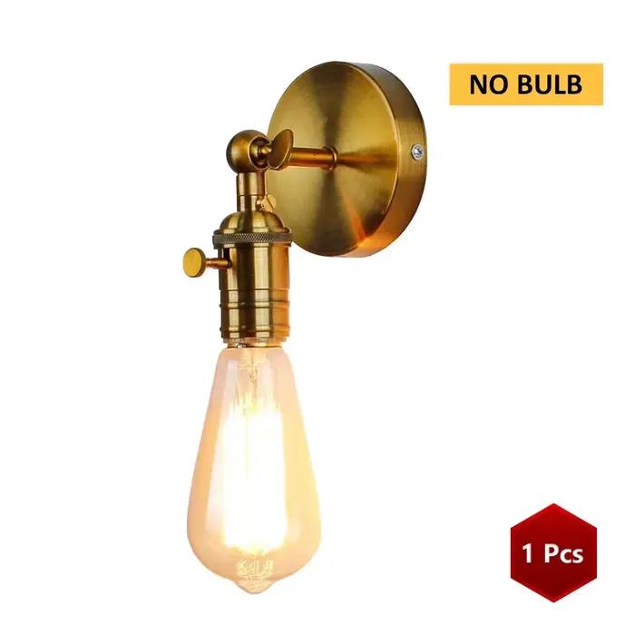 Applique murale à culbuteur de Style industriel rétro américain, lampe de chevet pour chambre à couc