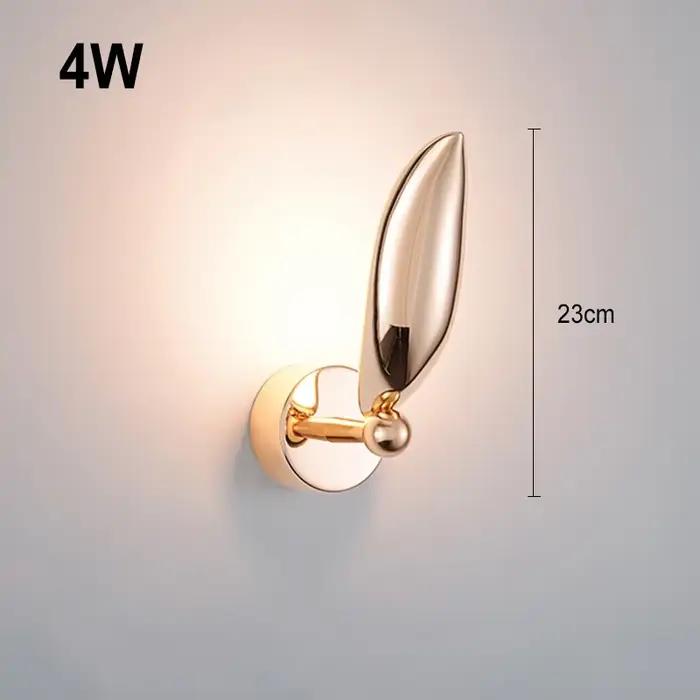 Lampes murales LED japonaises Wabi-sabi, forme de mouette rétro, dorées, art créatif, lumières pour 