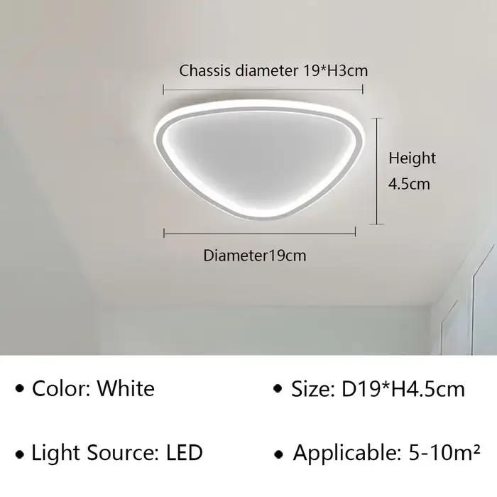 Plafonnier LED au Design Moderne, Luminaire Décoratif d'Nik, Idéal pour un Salon, une Salle à Manger