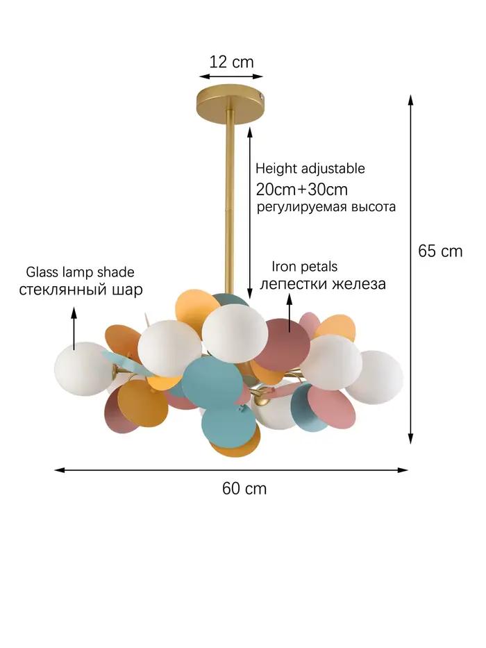Plafonnier LED au design scandinave moderne, éclairage d'intérieur, luminaire décoratif de plafond, 