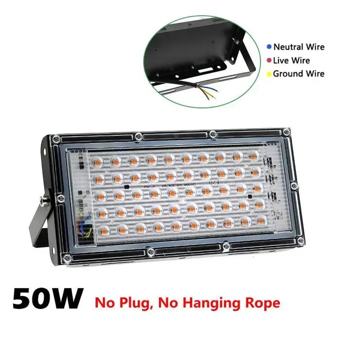 Lampe de culture LED 50W 100W 200W 300W, lampe UV pour plantes, 220V, culture intérieure, spectre co