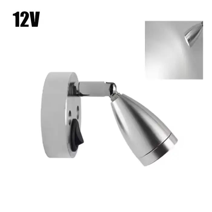Lampe murale LED intelligente tactile, lampes de lecture à intensité variable avec Interface de char