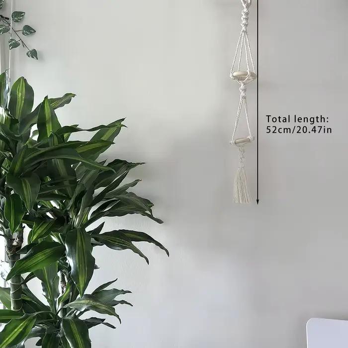 Cintres Muraux en Macramé pour Plantes à Air, Décoration de Maison Boho, Cadeau