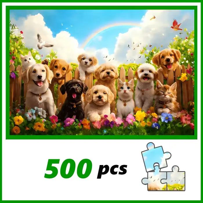 Un puzzle de haute qualité de 500/1000 pièces, parfait pour les adultes, est un jeu familial amusant
