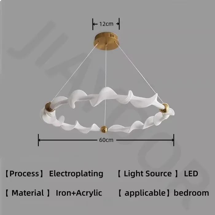 Lampe suspendue de style français pour salon, lampe de chambre à coucher de style rétro médiéval, la