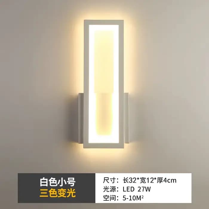 Applique murale LED moderne et créative, luminaire décoratif d'intérieur, idéal pour un fond de télé