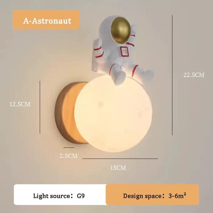 Applique murale lapin ours mignon pour chambre d'enfant, lampe de chevet, simple, moderne, garçon, f