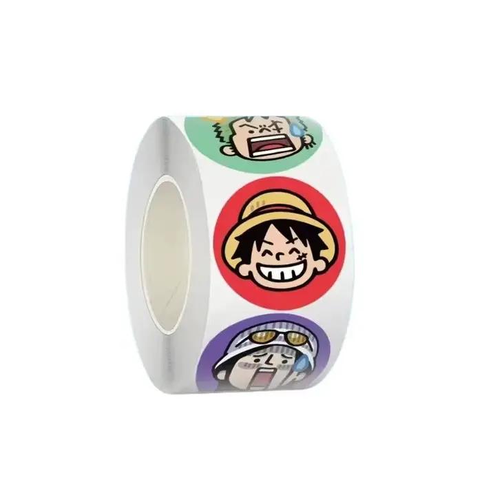 Nouvel autocollant One Piece Luffy grande tête, dessin animé, haute valeur esthétique, pour bricolag