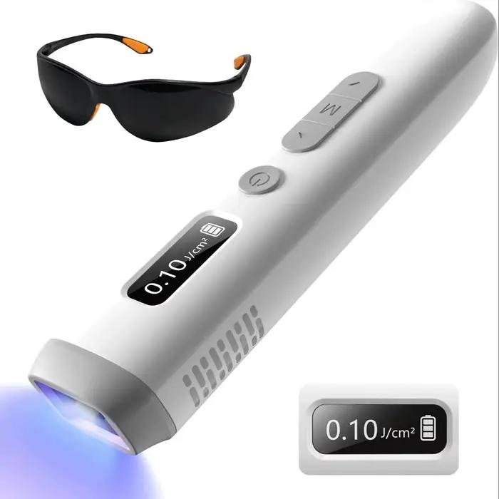 Lampe de photothérapie UVB 308 nm pour le vitiligo, appareil de thérapie par lumière UV portable pou