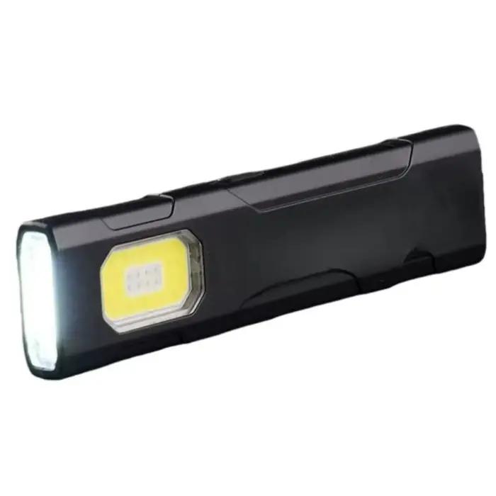 Mini lampe de poche magnétique lumineuse, lampe de travail extérieure Ultra lumineuse Portable, étan