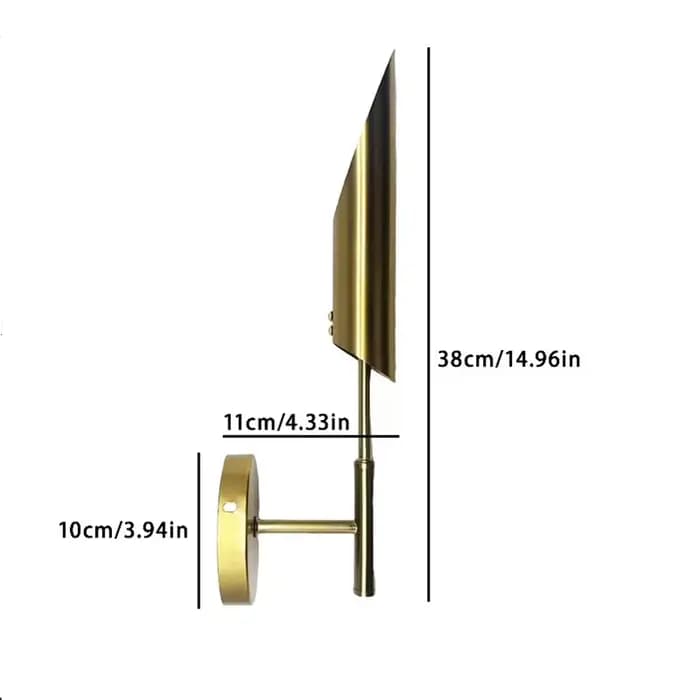 Applique Murale LED Créative Nordique Postmoderne, Lampe Métallique Personnalisée pour Couloir, Esca