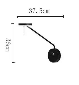 Moderne Multi têtes LED lustres rotatif minimaliste lampes suspendues salon salle à manger maison Re