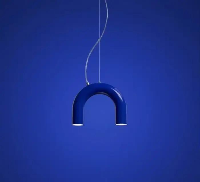 Oblure Arc lustre Post Design moderne suspension pour café salon cuisine lampe en forme de U lampe m