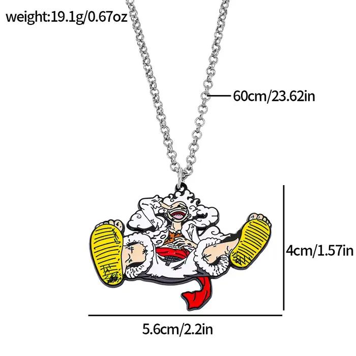 Collier pendentif Super Saiyan One Piece, accessoires de bijoux cool, cadeau pour les fans d'anime j