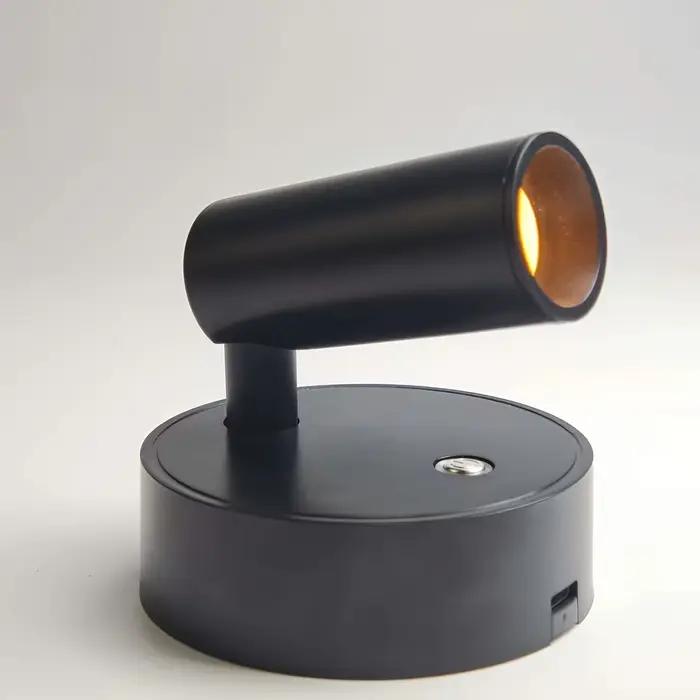 Ammtoo chevet mur LED lampe tactile intérieur sans fil projecteurs USB charge applique murale magnét