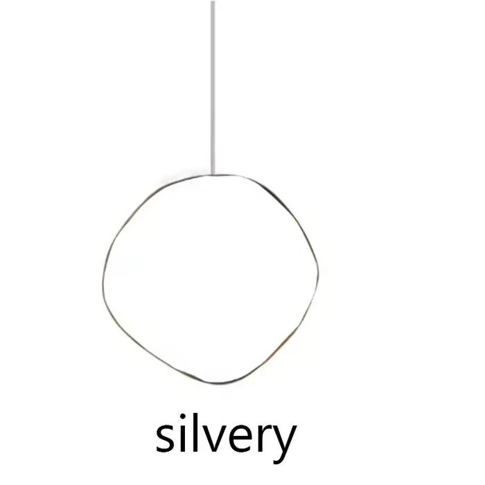 Lampe suspendue LED nordique en PVC, luminaire décoratif d'intérieur, idéal pour un salon, une salle