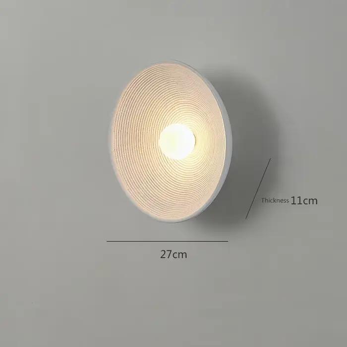 JOYINLED danemark concepteur Wabi Sabi applique ronde pour chambre chevet allée couloir Art intérieu