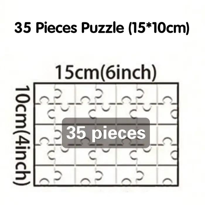 35/300/500/1000 pièces de puzzle personnalisé avec photo, puzzle en papier personnalisé pour selfie,