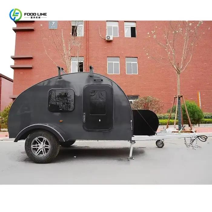 Mini-caravane personnalisée légère pour les voyages routiers et le camping