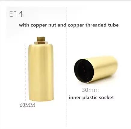 2 supports de lampe en laiton 100% avec douille intérieure en céramique, support d'ampoule Edison en