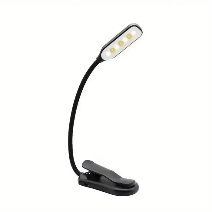 Lampe de lecture LED avec Clip, variateur à trois vitesses, pour Piano, sans danger pour les yeux, l
