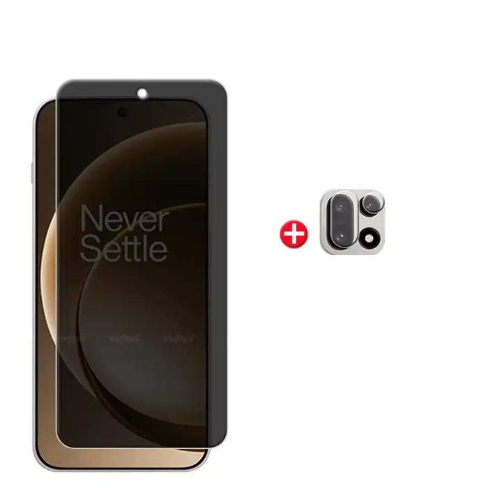 6in1 pour Oneplus 15 verre Oneplus 15 verre trempé protection confidentialité 9H Anti-espion colle p