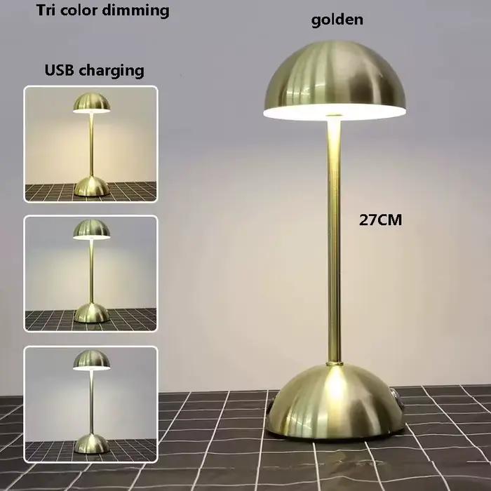 Lampe de Table extérieure à intensité variable tactile Rechargeable pour Bar et Restaurant, petite l