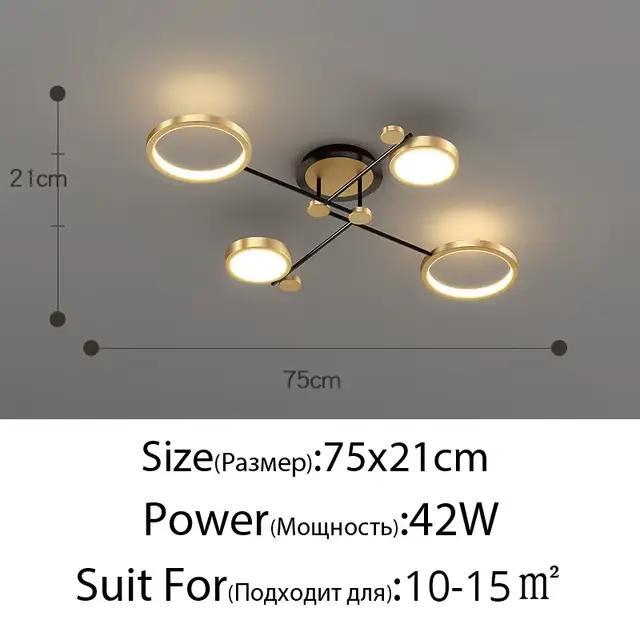 Plafonnier LED avec Cadre localité en Aluminium, Design Moderne, Luminaire Décoratif d'Nik, Idéal po