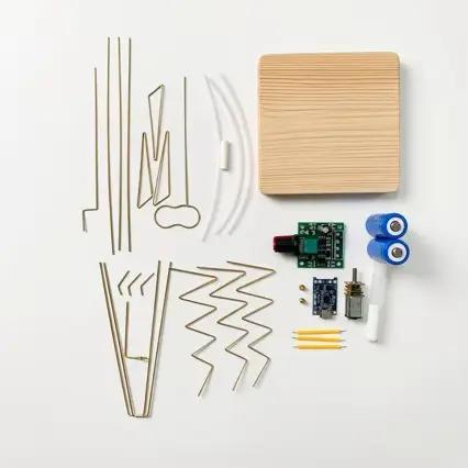 Kit de lampe éolienne DIY au design industriel en cuivre, luminosité réglable, lampe d'ambiance pour