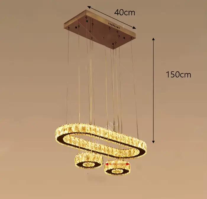 Salle à manger moderne Suspension lustres lumière éclairage intérieur plafonnier suspendu lumière Le