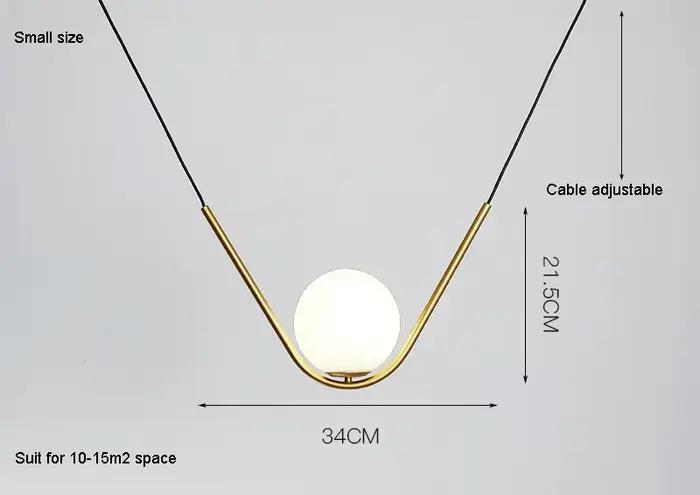 Perle Trio – lampe à suspension linéaire en métal, luminaire doré et noir, G9 LED 1/3, pour Bar, bou