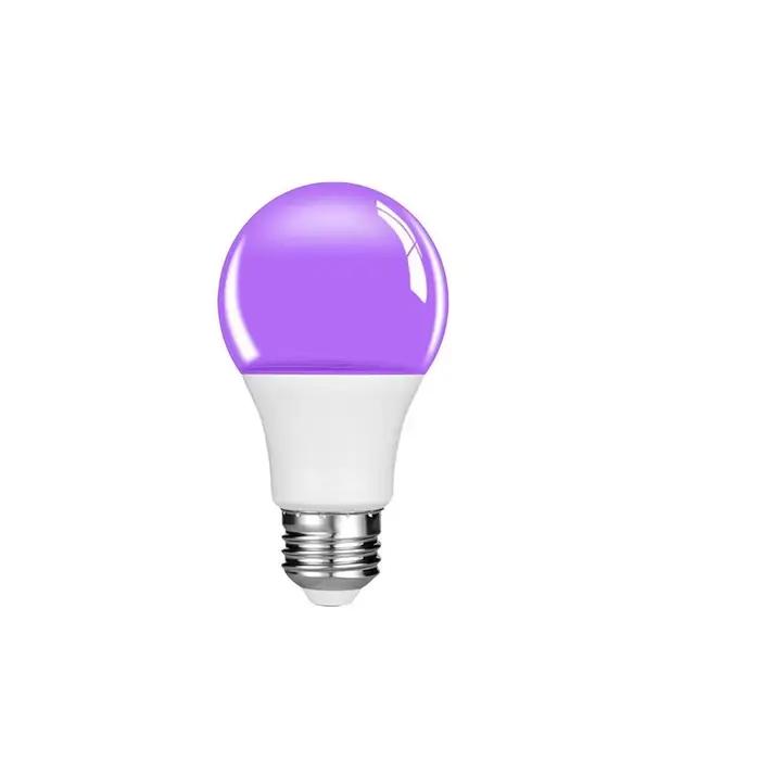 Lumière noire lampe ultraviolette UV violet ampoule 360 lueur atmosphère UV ampoules 10W E27 violet 