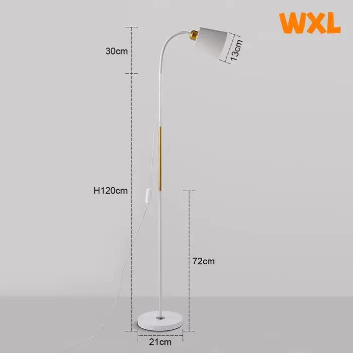 Lampe LED autoportante en fer forgé, design simpliste, luminaire décoratif d'intérieur, idéal pour u