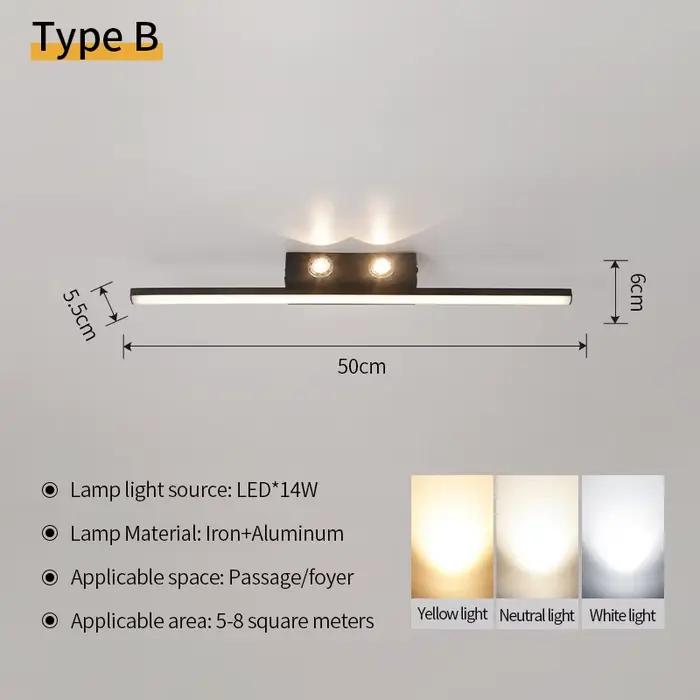 Plafonnier LED à 3 Couleurs Variables au Design Moderne, Luminaire Décoratif de Plafond, Idéal pour 