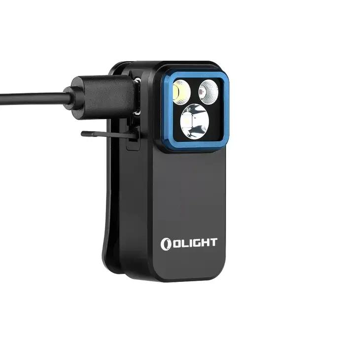 Lampe de poche Olight Oclip Pro EDC 500 lumens, lumière magnétique portable rechargeable de type C