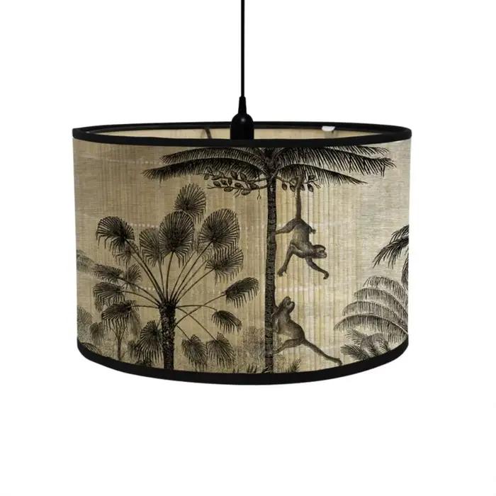 Couvercles de lampe en bambou durables, décoration de la maison, abat-jour de Style rétro, éclairage