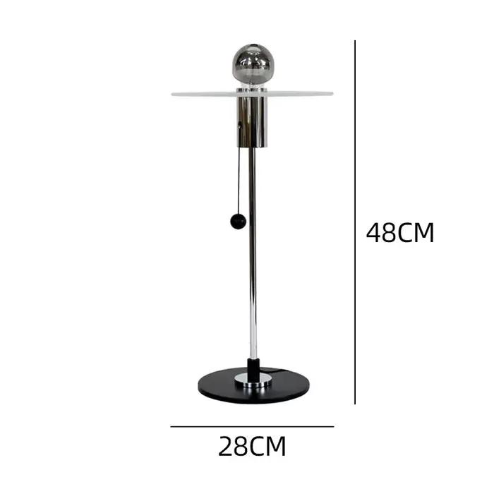 Lampadaire Simple design italien lampe sur pied moderne en argent pour salon chambre décor intérieur