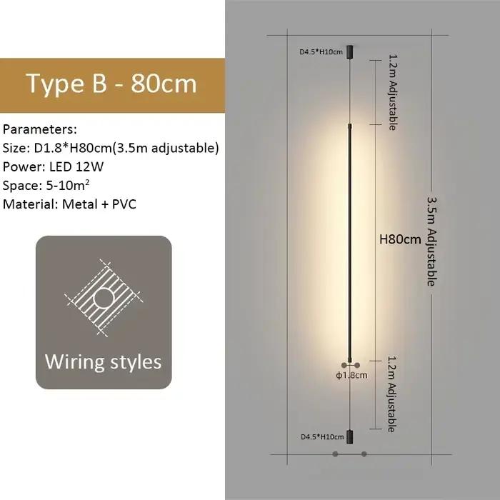 Lampadaire LED noir nordique, décoration de la maison, éclairage pour salon, chambre à coucher, sall