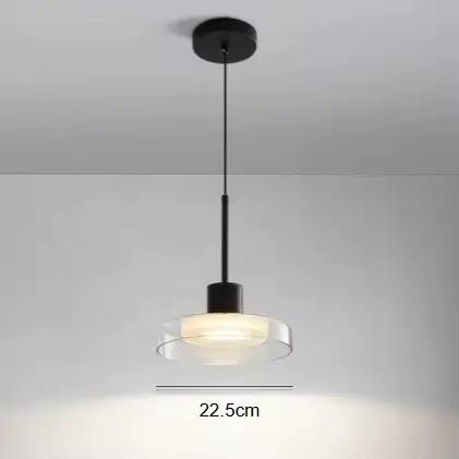Lampe suspendue de styliste italien, Art créatif, en acrylique, ovni lévitant, pour salon, Restauran