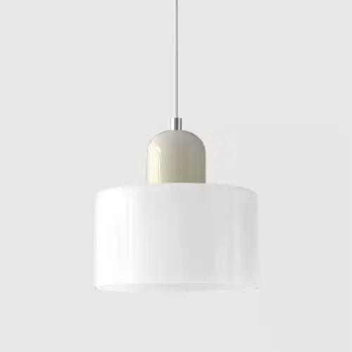 Petite ampoule suspendue en verre coloré E27 pour salle à manger et chevet, luminaire décoratif