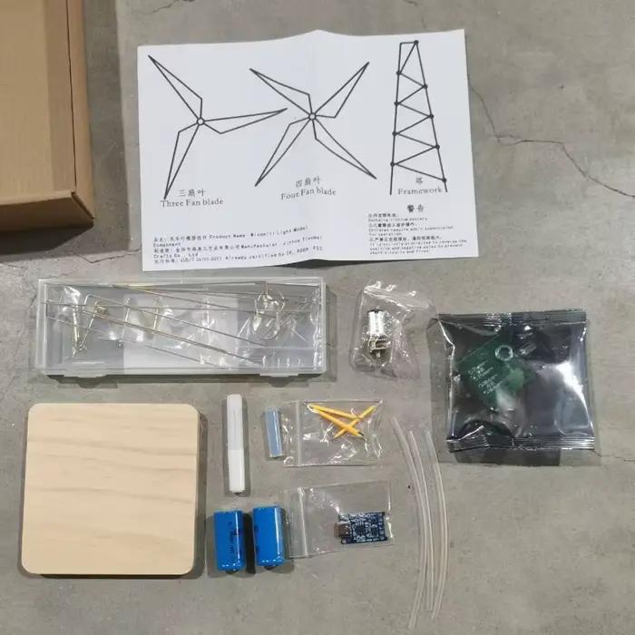 Kits de Bricolage DIY : Veilleuse Artistique Mécanique Anti-Éblouissement pour Adultes, Lampe de Bur