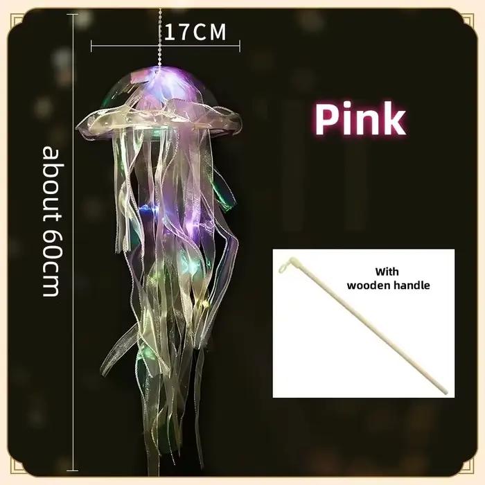 Veilleuse méduse, lampe de fleur portable, décoration de chambre de fille, lampe de nuit de chambre 